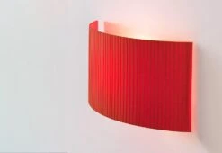 Comodin Wall Light, 1994 -Home Furnishing Store Equipo santa and cole comodin wall light rectangular ribbon Amber Red 2
