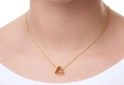 Shape In Shape Necklace, Triangle 10 Shape In Shape Necklace, Triangle -Home Furnishing Store Kei Tominaga Shape in Shape Square necklace 06