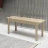 Muuto Linear Wood Bench -Home Furnishing Store Linear bench oak mini stacked ambit white ply black white framed taupe Muuto