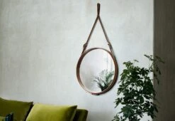 Gubi Adnet Circular Mirror, 1950