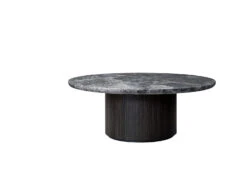 Gubi Moon Coffee Table -Home Furnishing Store gubi space copenhagen moon coffee table medium marble grey emperador