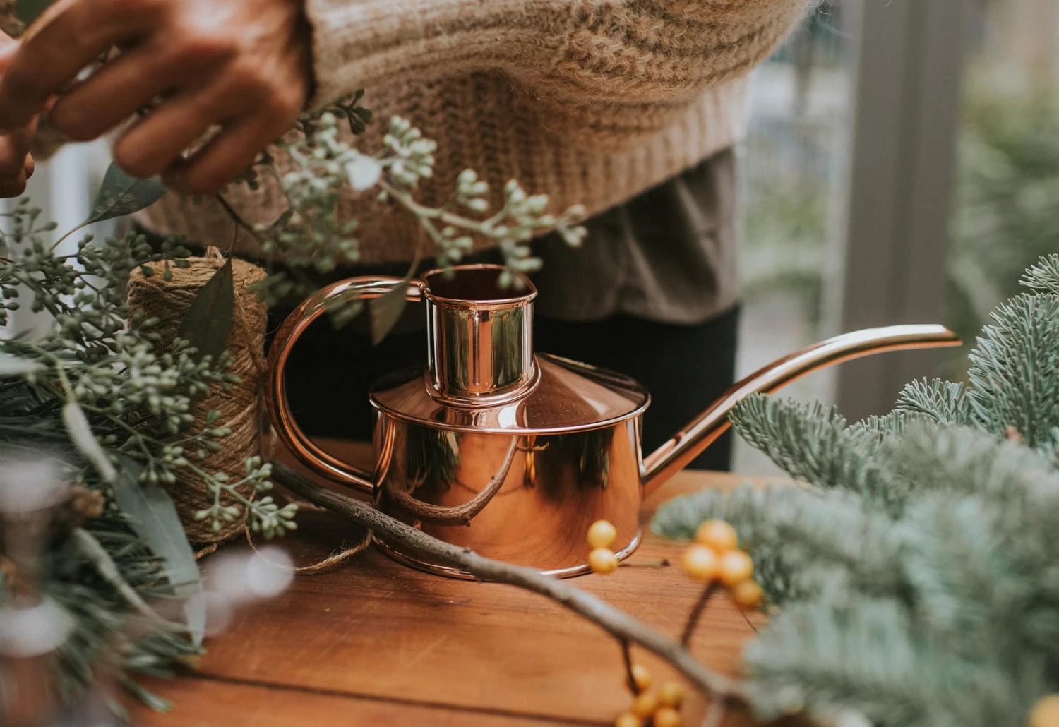 Fazeley Flow Copper Watering Can 6 Fazeley Flow Copper Watering Can - Image 4