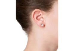 Point 4 Stud Earrings, Curved Circle -Home Furnishing Store kei tominaga point 4 stud curved circle earring silver 2