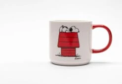 Peanuts Allergic To Mornings Mug