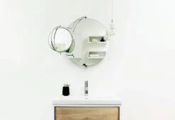 Orbit Mirror, 1981 -Home Furnishing Store orbit mirror OMK1965 twentytwentyone chrome lifestyle