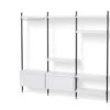Hay Pier Shelving System, Combination 1093 - 3 Columns -Home Furnishing Store twentytwentyone HAY Ronan and Erwan Bouroullec Pier Shelving combination 1093 3