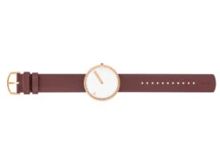 White Dial Picto Watch, Leather Strap -Home Furnishing Store twentytwentyone Picto White Dial Picto Watch Leather Strap 1