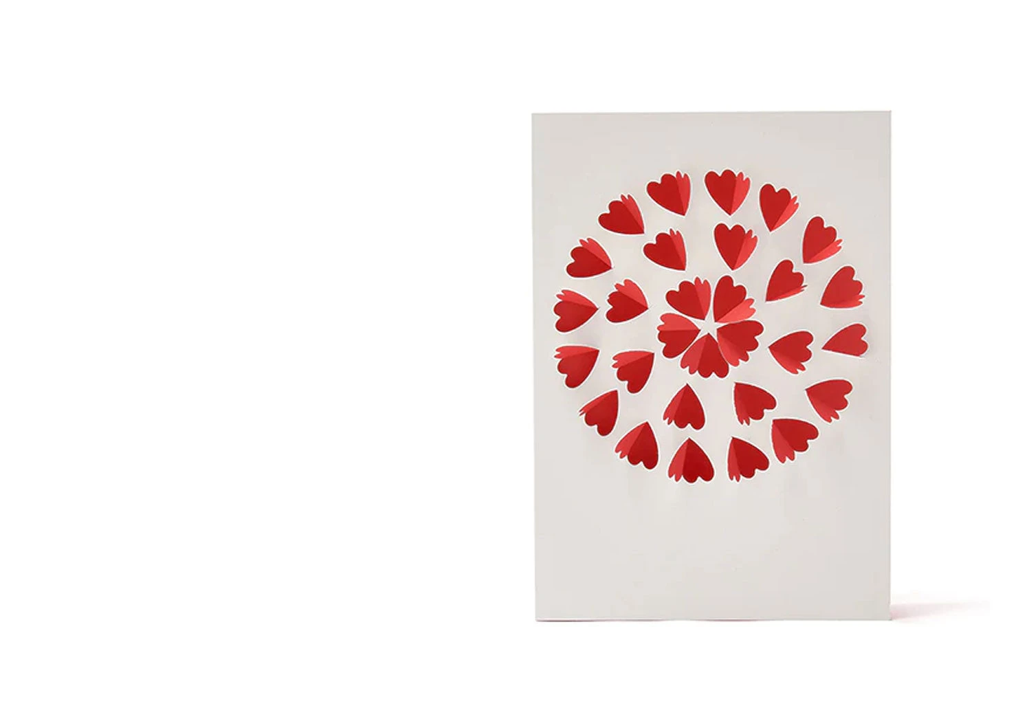 Heart Flower Cut Out Card 3 Heart Flower Cut Out Card