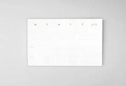 Desktop Pad Weekly Planner