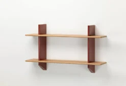 Vitra Rayonnage Mural Shelf, 1936 -Home Furnishing Store twentytwentyone vitra jean prouve royannage mural japanese red dark solid oak 2