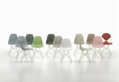 Vitra Eames DSR Side Chair With Upholstery, 1950 -Home Furnishing Store vitra eames dsr upholstered 5